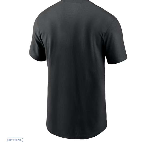 Men's Colorado Rockies Nike Black Rally Rule T-Shirt S - Picture 3 of 3